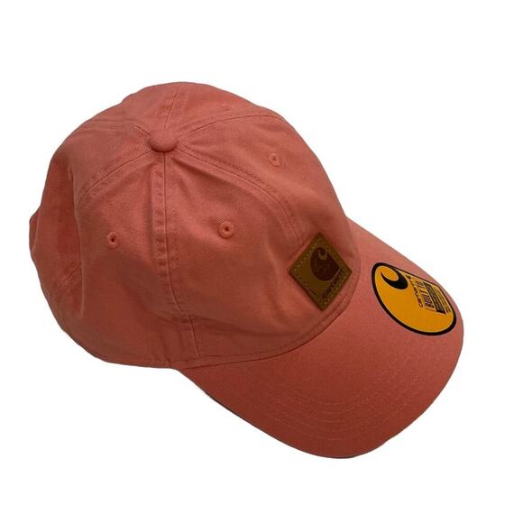 NWT Carhartt Canvas Odessa Baseball Cap / Hat OS/Unisex Pink - Picture 1 of 9